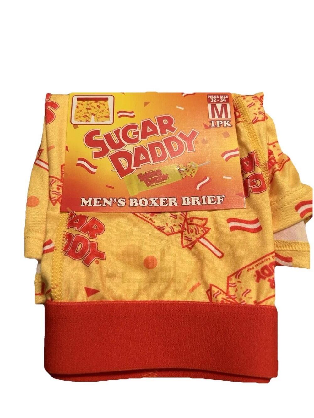 New Sugar Daddy Boxer Briefs Medium Father’s Day Sexy Underwear NWT Playful Cute